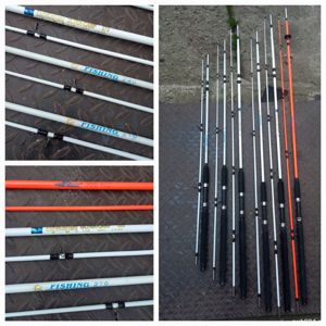 Lanseta fibra plina , acțiune mare, 2 segmenti 2.1m , 2.4m, 2.7m, 3m - imagine 2