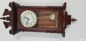 Vand ceas de perete cu pendul, MEISTER ANKER  - imagine 5