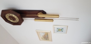 Vand ceas de perete cu pendul  - imagine 2