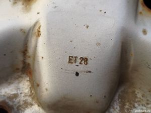 2 Roti Jante Tabla Anvelope 165/70/R13 - Citroen Peugeot Dacia cu 4 prezoane Daewoo Cielo Opel Astra - imagine 6