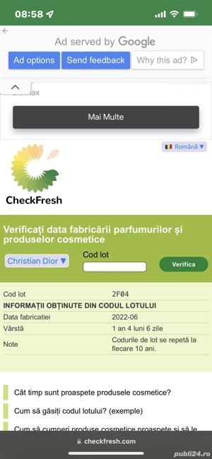 Apa de parfum Dior Sauvage 60ml pret final fara schimburi - imagine 5