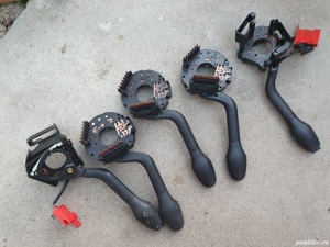 Volan piele si airbag VW Polo 4 carcase manete bloc lumini - imagine 8