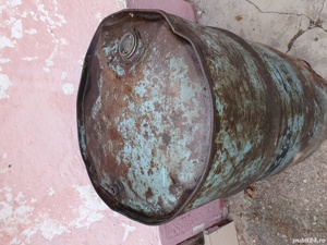 Butoi baril otel aprox 160L 2buc in stare buna tehnica, estetic nu prea - imagine 3