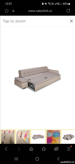 coltar extensibil Dolomiti stanga 300x168x90  - imagine 3