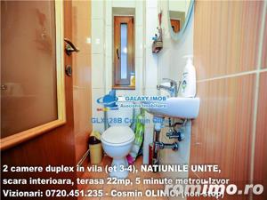 2 camere NATIUNILE UNITE, tip duplex, scara interioara, 5 min. metrou - imagine 11