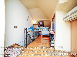 2 camere NATIUNILE UNITE, tip duplex, scara interioara, 5 min. metrou - imagine 5