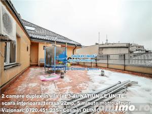 2 camere NATIUNILE UNITE, tip duplex, scara interioara, 5 min. metrou - imagine 15