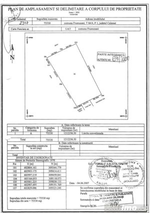 Teren intravilan 75.530 mp in Frumusani - imagine 3
