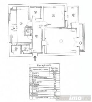 Apartament cu 3 camere Ultracentral - Natiunile Unite - imagine 10