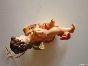 cadou rar Inger vintage colectie Italia '80 sculptura lemn  - imagine 2