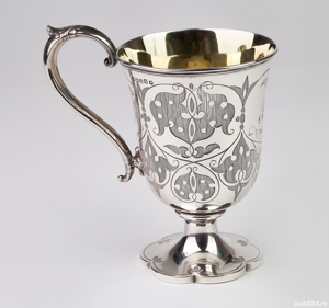 Cumpar obiecte din argint masiv: cupe,pahare,cani,miniaturi,etc si antichitati cu plata pe loc - imagine 5
