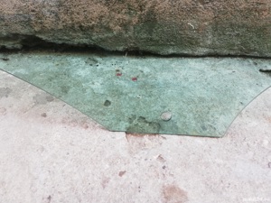 geam usa stanga spate vw polo 6R - imagine 3