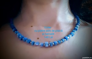 Colier Hematit auriu  - imagine 5