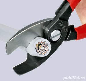 Cleste Knipex de tăiat cabluri litate 50...70mm2, Set imbusuri Wera - imagine 2