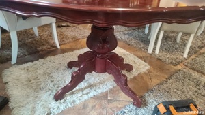 Masa Baroc intarsie antica vintage vmxlasica - imagine 5