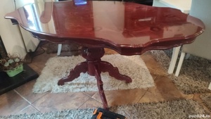 Masa Baroc intarsie antica vintage vmxlasica - imagine 3