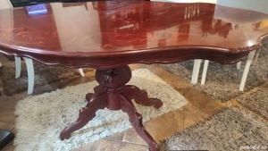 Masa Baroc intarsie antica vintage vmxlasica - imagine 6