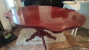 Masa Baroc intarsie antica vintage vmxlasica - imagine 4