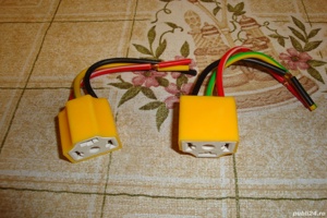 set mufa ceramica bec auto soclu H4 fire groase cupru