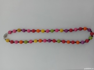 Colier colorat asortat cu granate