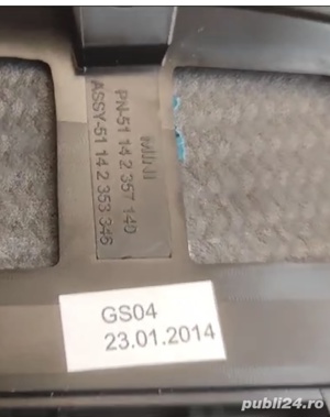 Grila aer carbon,capota motor,accesoriu aerodynamics JCW Mini Cooper S,serie F,produs original NOU - imagine 6