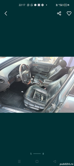 Desfac orice piesa BMW seria 5 E39 Facelift 525D de 163 de cai in stare foarte buna - imagine 7
