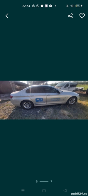 Dezmembrez orice piesa BMW F10 520d de 184 de cai, an 2012, cu multe dotarii, in stare foarte buna - imagine 5