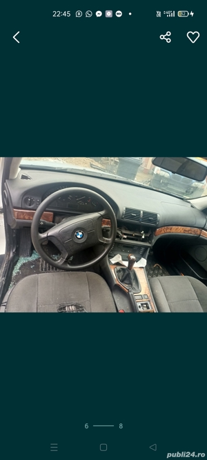 Orice piesa se desface BMW E39 break cu motor de 2.5i benzinar  - imagine 3