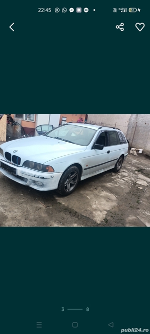 Orice piesa se desface BMW E39 break cu motor de 2.5i benzinar 