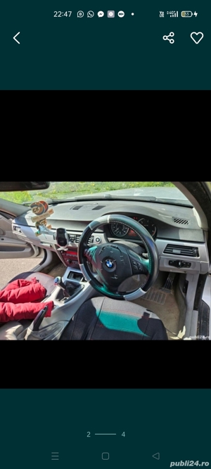 Desfac orice piesa BMW e90 320d de 163 de cai, in stare foarte buna - imagine 2