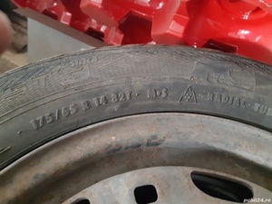 4 roti, 175/65 R 14, pt Skoda Fabia, cu capace! - imagine 2