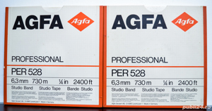 benzi pt.magnetofon AGFA NOI 26,5cm cutie din carton  (Totu original)  - imagine 4