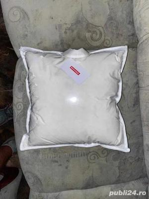 Perna din puf si pana de gasca 40x40, Alb, 15% puf 85 pana gasca - imagine 3