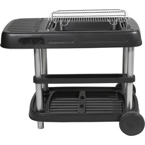 Vand Gratar cu 2 roti pe carbune HYBA XL 1, Otel, 110x60x85 cm, Nou, 299 Lei.  - Produsul este NOU s