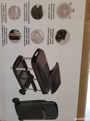 Vand Gratar cu 2 roti pe carbune HYBA XL 1, Otel, 110x60x85 cm, Nou, 299 Lei.  - Produsul este NOU s - imagine 7