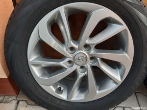 JANTE originale HYUNDAI TUCSON  cu anvelope de vara17 inci 225/60/17 CU SENZOR DE PRESIUNE - imagine 9