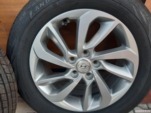 JANTE originale HYUNDAI TUCSON  cu anvelope de vara17 inci 225/60/17 CU SENZOR DE PRESIUNE - imagine 10