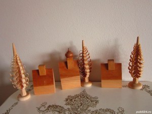 cadou rar  21 miniaturi de colectie lemn handmade Germany'60 - imagine 3