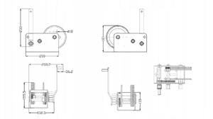 cel mai puternic troliu manual 4500 Lbs (trage 2000 kg)  - imagine 8