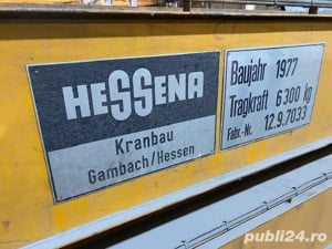 pod rulant monogrinda,second hand,6300 kg - imagine 3