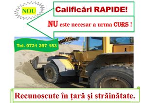 Atestat RAPID - Calificare buldoexcavatorist mecanic utilaje grele-autogreder cilidru compactor vola - imagine 1