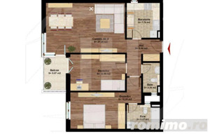 Apartament 3 camere, decomandat, etaj 1, zona Platinia Dorobantilor - imagine 6