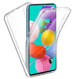 Husa Samsung Galaxy A71 TPU Full Cover 360 (fata+spate), Transparenta