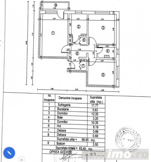 Apartament 3 camere, zona Mall Afi. - imagine 10