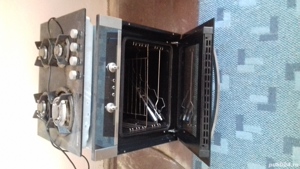 Plita pe gaz+cuptor electric Hansa