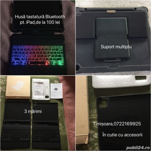 Husă Nouă de iPad cu tastatură Bt - imagine 2
