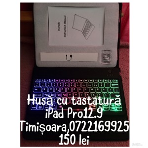 Husă Nouă de iPad cu tastatură Bt - imagine 3