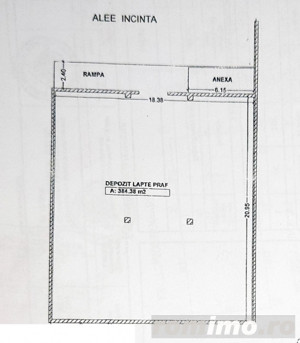 Zona Industriala, hala ideal DEPOZITARE 440 mp., platforma betonata . - imagine 15