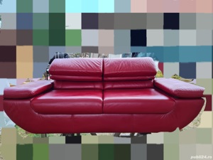 Canapele din piele naturala  - imagine 2