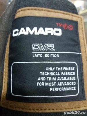 Haina piele naturala winter parka jacka iarna salopete groase - imagine 2